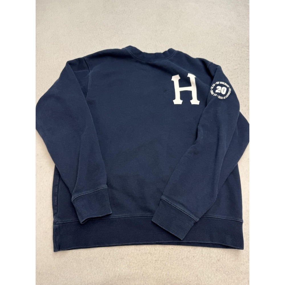 HUF Sweatshirt Mens Large Blue Crewneck Fleece Huf‎ Forever Established 2002